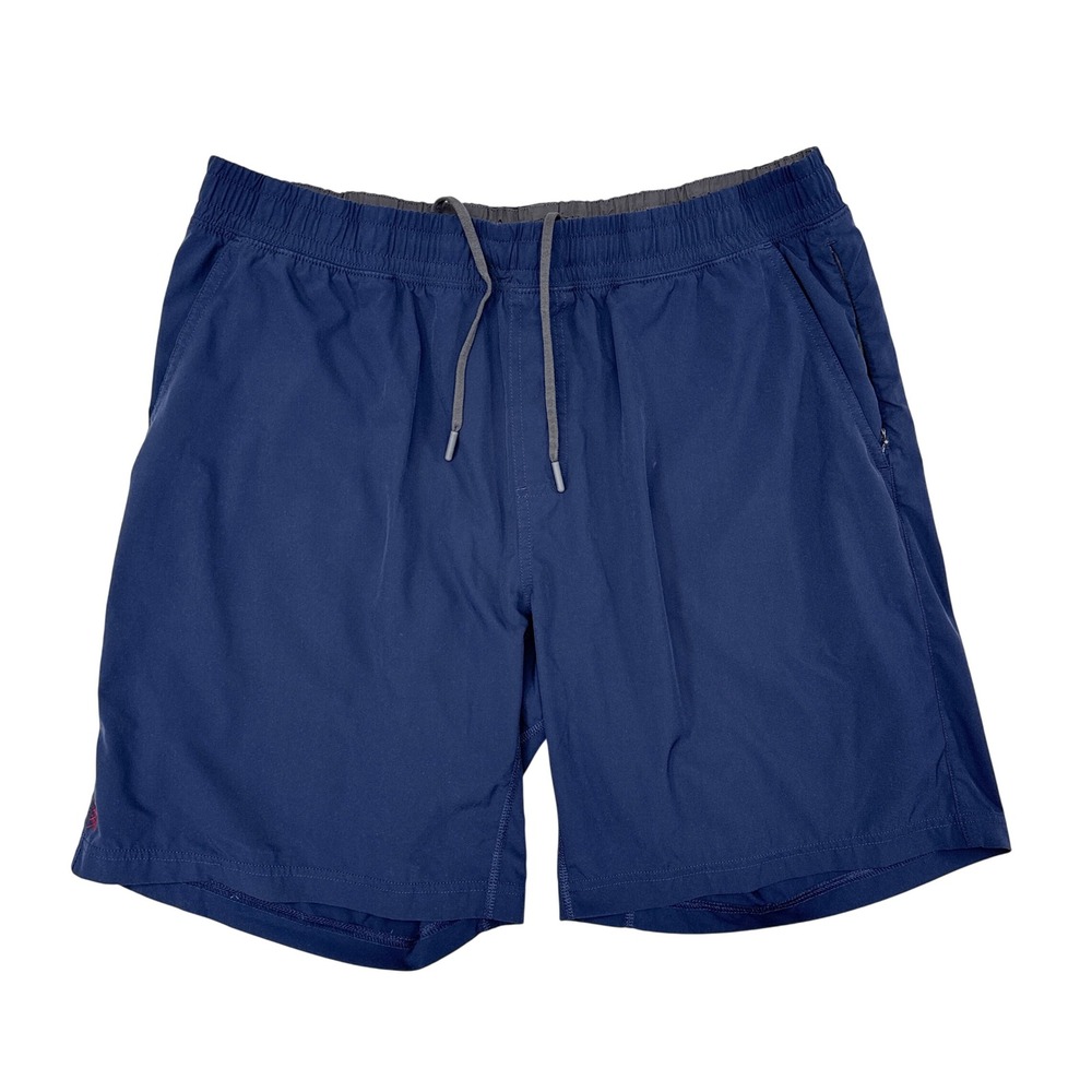 Rhone Mako Shorts Mens Size XL Navy Blue Active Performance Gym Running Lined